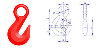 巨力美式眼形抓鉤產(chǎn)品展示